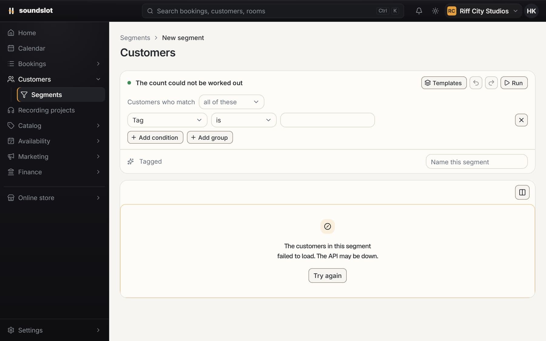 Customer segments: Choose the criteria