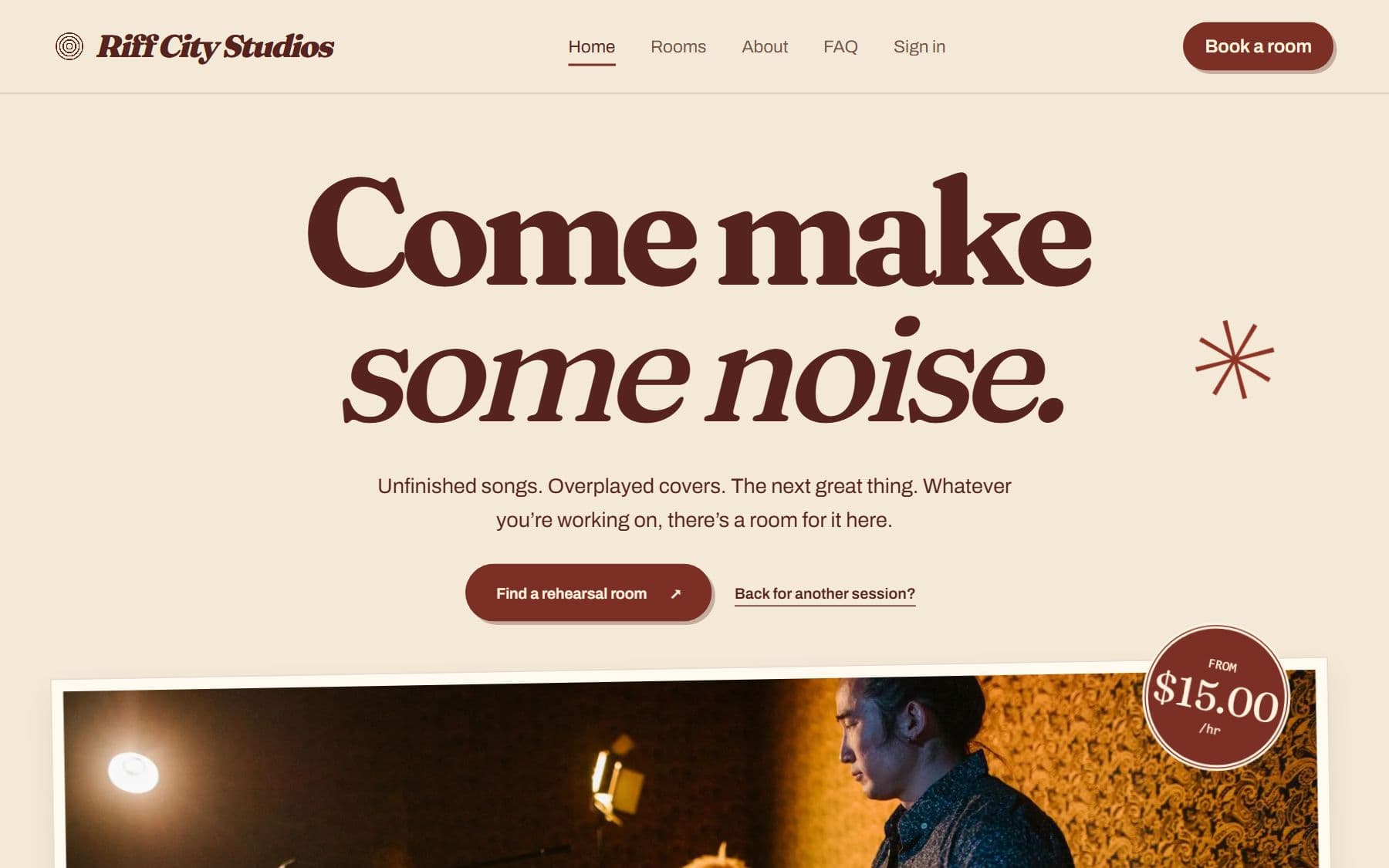 Studio website & themes in Soundslot